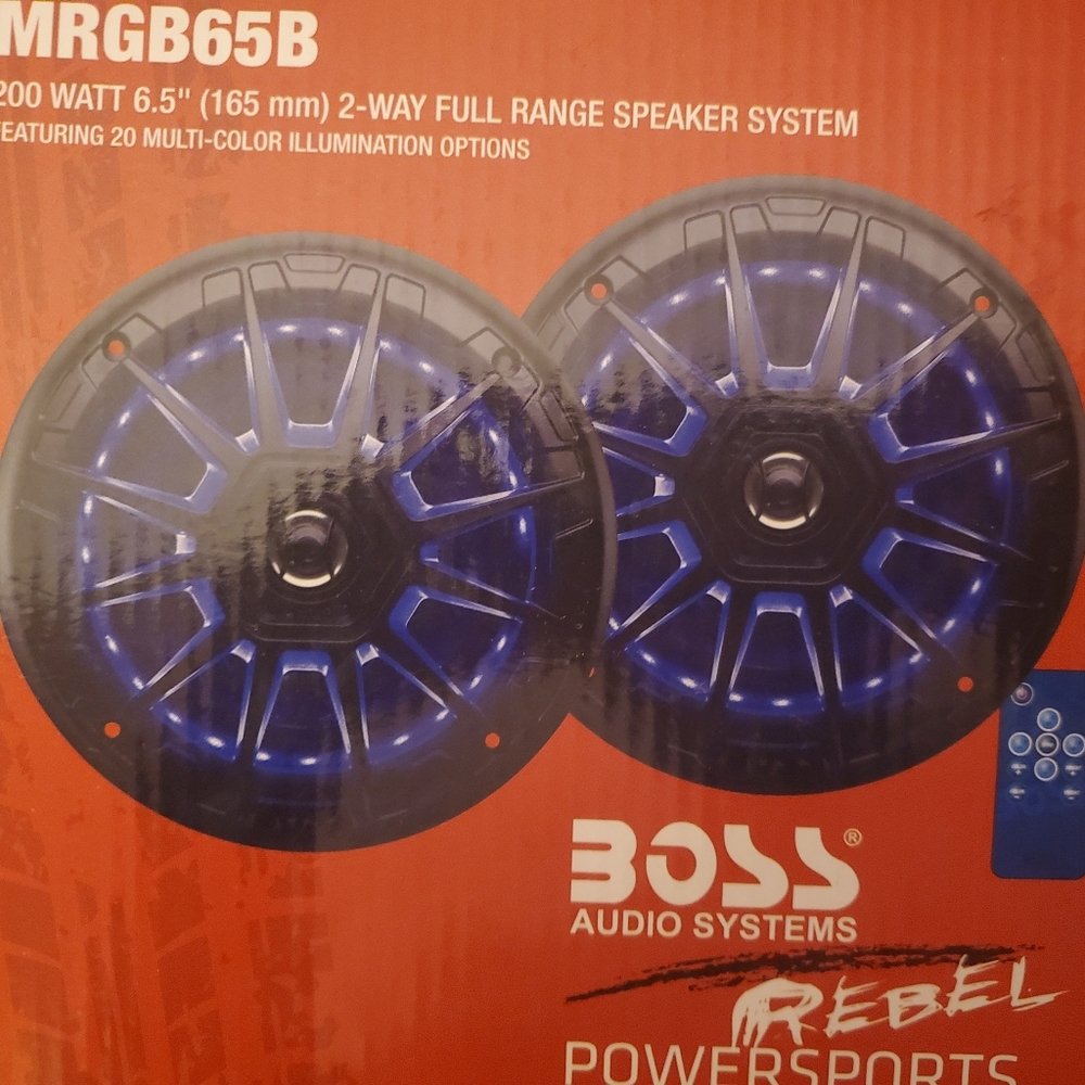 BOSS 200 watt 6.5" 2-way full range speaker system